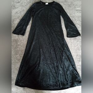 Guess vintage crushed velvet midi/maxi dress